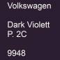 Preview: Volkswagen, Dark Violett P. 2C, 9948.